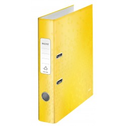 Biblioraft plastifiat 5.2 cm 180grade galben wow leitz Biblioraft plastifiat 5.2 cm 180grade galben wow leitz