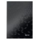 Caiet birou a5 dictando negru coperta carton wow leitz