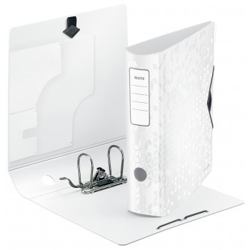 Biblioraft plastifiat 8.2 cm 180grade alb active wow leitz Biblioraft plastifiat 8.2 cm 180grade alb active wow leitz