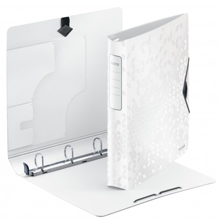 Caiet mecanic a4 4 inele 30mm/52mm alb softclick leitz