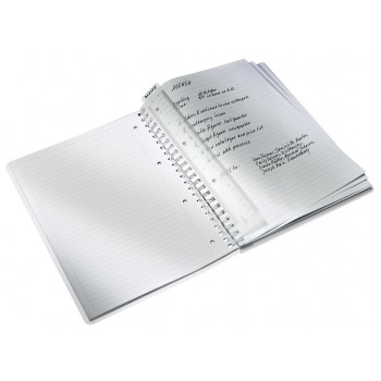 Caiet birou spira a4 dictando galben coperta pp wow leitz