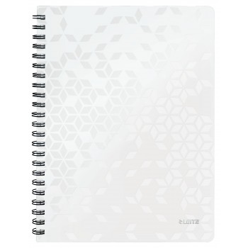 Caiet birou spira a4 aritmetica alb coperta pp wow leitz