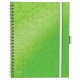 Caiet birou spira a4 dictando verde coperta pp be mobile wow leitz