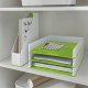 Suport documente plastic verde metalizat/alb wow leitz Suport documente plastic verde metalizat/alb wow leitz