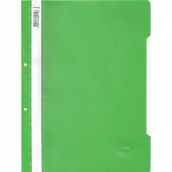 Dosar plastic cu sina si gauri verde deschis noki