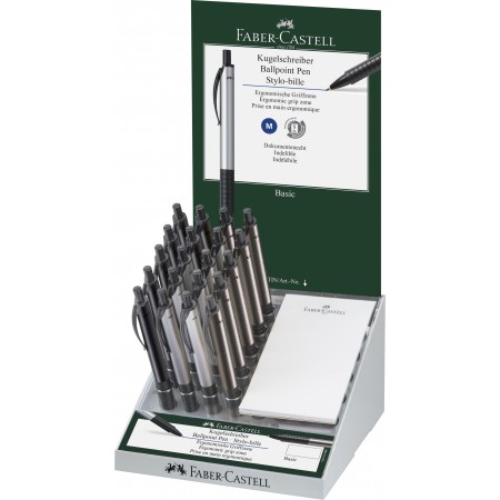 Display 20 buc pix cu mecanism basic faber-castell Display 20 buc pix cu mecanism basic faber-castell