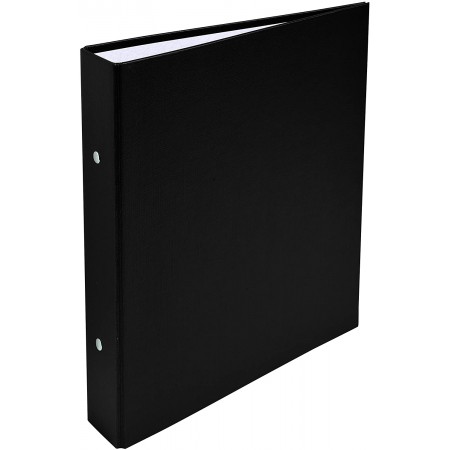 Caiet mecanic a5 2 inele 25mm pp negru exacompta