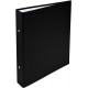 Caiet mecanic a5 2 inele 25mm pp negru exacompta