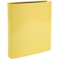 Caiet mecanic a4 2 inele 25mm pp aquarel galben exacompta