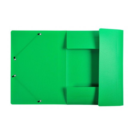 Mapa plastic cu elastic si etich cotor a4 verde exacompta Mapa plastic cu elastic si etich cotor a4 verde exacompta