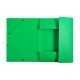Mapa plastic cu elastic si etich cotor a4 verde exacompta Mapa plastic cu elastic si etich cotor a4 verde exacompta