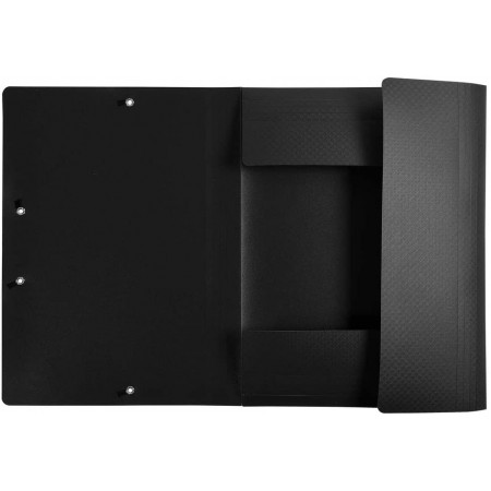 Mapa plastic cu elastic si etich cotor a4 neagra exacompta Mapa plastic cu elastic si etich cotor a4 neagra exacompta