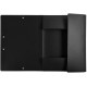 Mapa plastic cu elastic si etich cotor a4 neagra exacompta Mapa plastic cu elastic si etich cotor a4 neagra exacompta