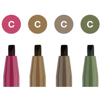 Pitt artist pen caligrafic set 4 buc color faber-castell Pitt artist pen caligrafic set 4 buc color faber-castell