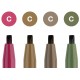 Pitt artist pen caligrafic set 4 buc color faber-castell