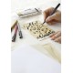 Pitt artist pen caligrafic set 4 buc color faber-castell
