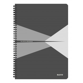 Caiet birou spira a4 aritmetica gri leitz