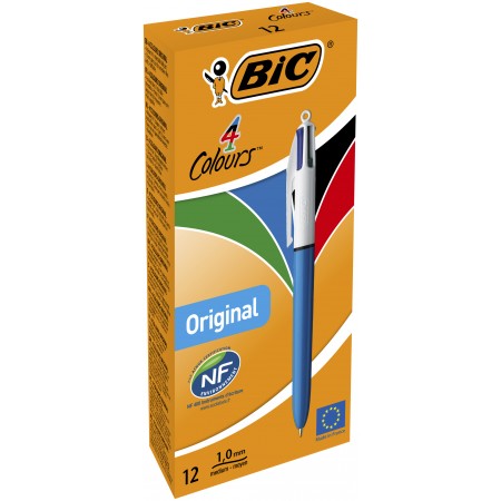 Pix cu mecanism 4 culori mediu bic