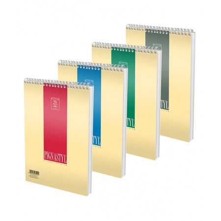 Bloc notes spira a5 60 file aritmetica style pigna