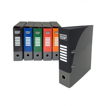 Biblioraft working up negru cu cutie 8 cm pigna