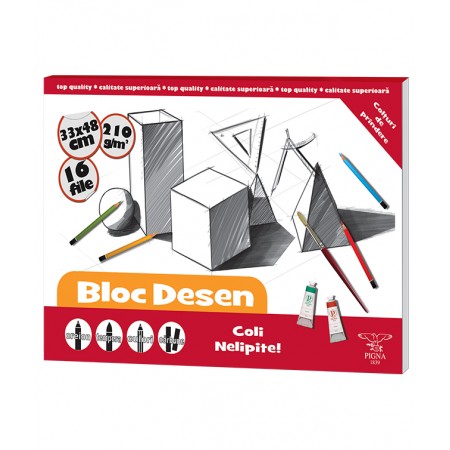 Bloc desen 33*48cm 210g 16f pigna