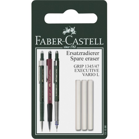 Radiera rezerva 3 buc pentru creion mecanic 1345/47 faber-castel
