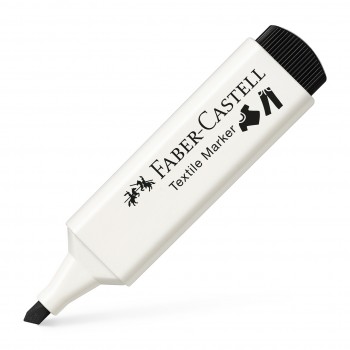 Marker textil negru faber-castell