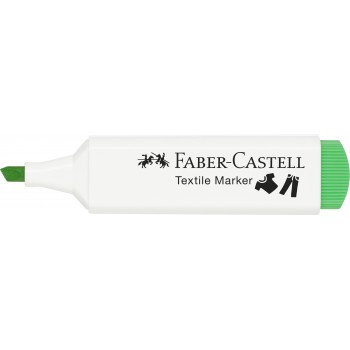 Marker textil verde neon faber-castell