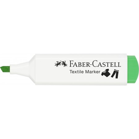 Marker textil verde neon faber-castell