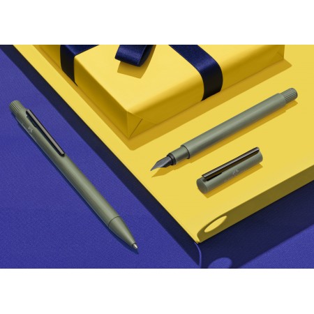Roller neo slim aluminium verde faber-castell