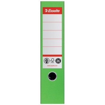 Biblioraft carton reciclat 7.5cm verde nr1 power fsc esselte