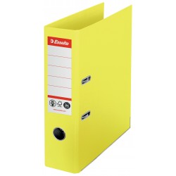 Biblioraft carton reciclat 7.5cm galben nr1 power fsc esselte Biblioraft carton reciclat 7.5cm galben nr1 power fsc esselte
