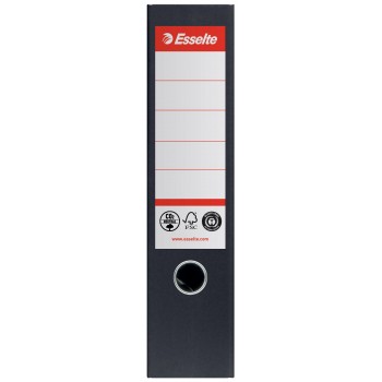 Biblioraft carton reciclat 7.5cm negru nr1 power fsc esselte