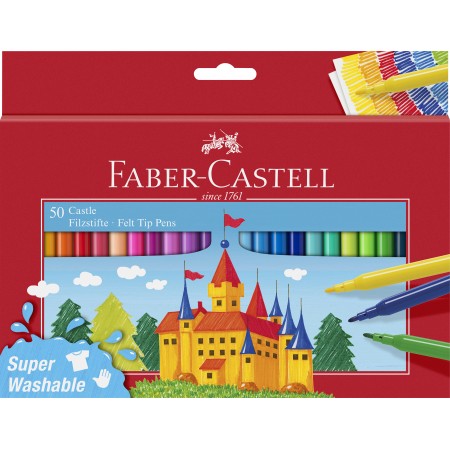Carioca 50 culori faber-castell