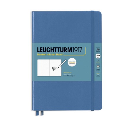Caiet schite a5 150 gr albastru denim leuchtturm Caiet schite a5 150 gr albastru denim leuchtturm