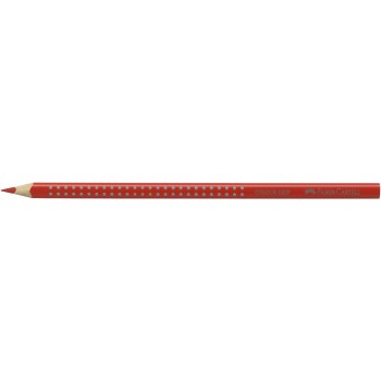 Creion colorat grip rosu intens faber-castell