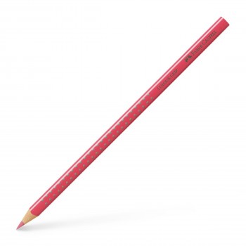 Creion colorat grip roz inchis faber-castell