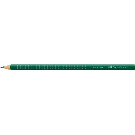 Creion colorat grip verde phtalo faber-castell
