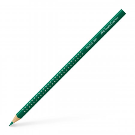 Creion colorat grip verde phtalo faber-castell