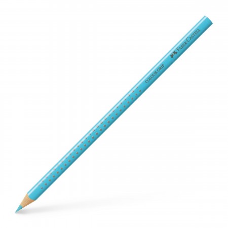 Creion colorat grip turcoaz cobalt deschis faber-castell Creion colorat grip turcoaz cobalt deschis faber-castell