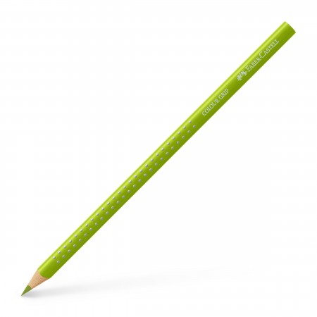 Creion colorat grip verde mai faber-castell