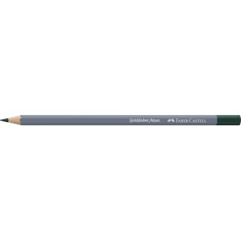 Creion colorat aquarelle verde cobalt aprins 158 goldfaber faber