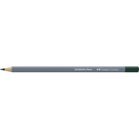 Creion colorat aquarelle verde cobalt aprins 158 goldfaber faber