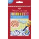 Creioane cerate retractabile 24 culori faber-castell