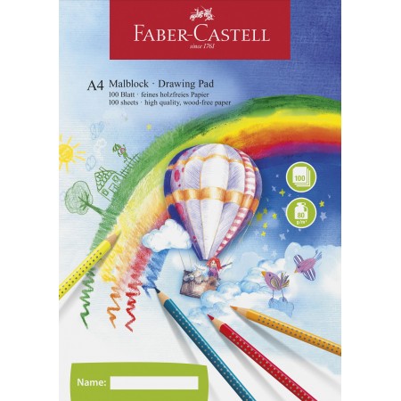 Bloc desen a4 100 file 100g/mp faber-castell