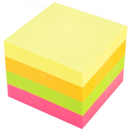 Notes adeziv 51*51mm 4 culori neon 400 file deli