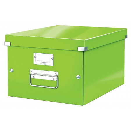 Cutie depozitare medie verde click&store leitz Cutie depozitare medie verde click&store leitz