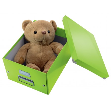 Cutie depozitare medie verde click&store leitz Cutie depozitare medie verde click&store leitz
