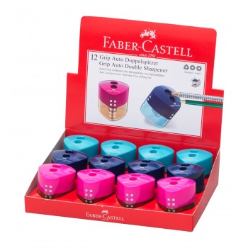 Ascutitoare plastic dubla grip trend 2019 faber-castell
