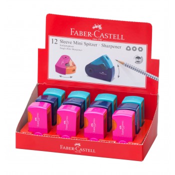 Ascutitoare plastic simpla sleeve-mini trend 2019 faber-castell